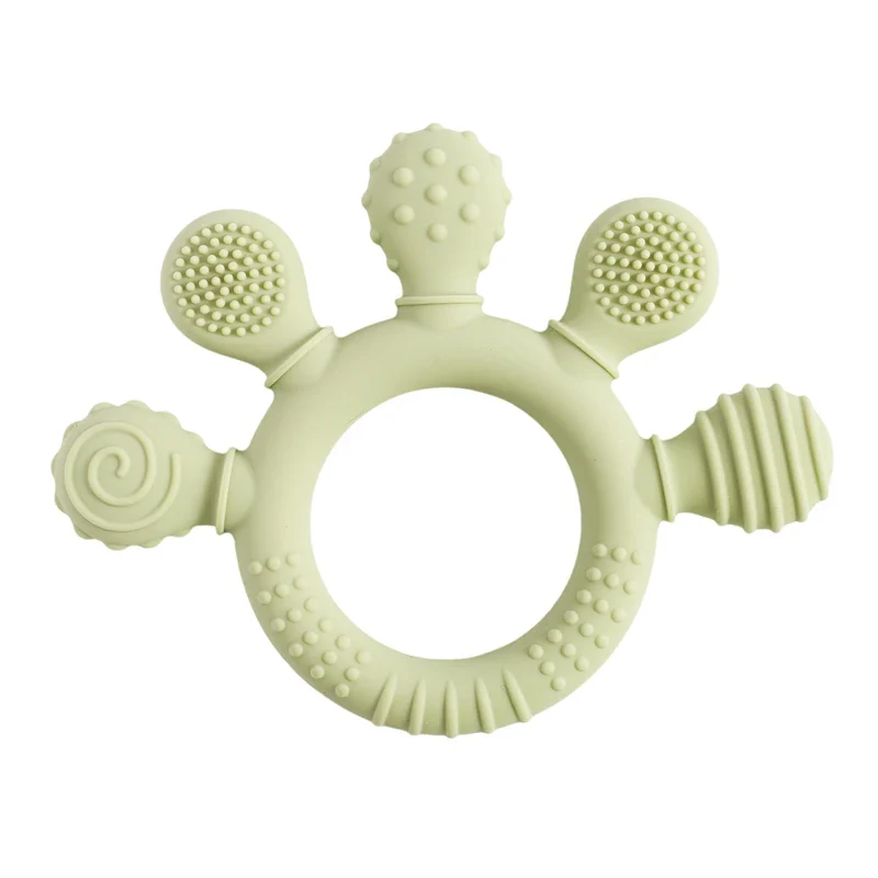 Baby Silicone Teether Rattle – BPA-Free Sensory Soothing Toy - Image 15