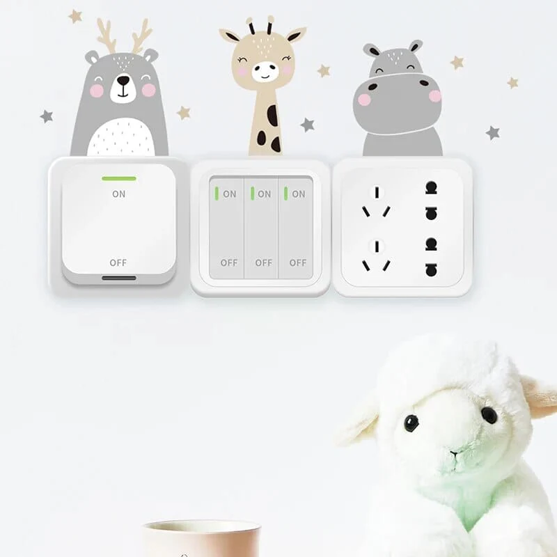 Cartoon Animals Switch Stickers - Image 5