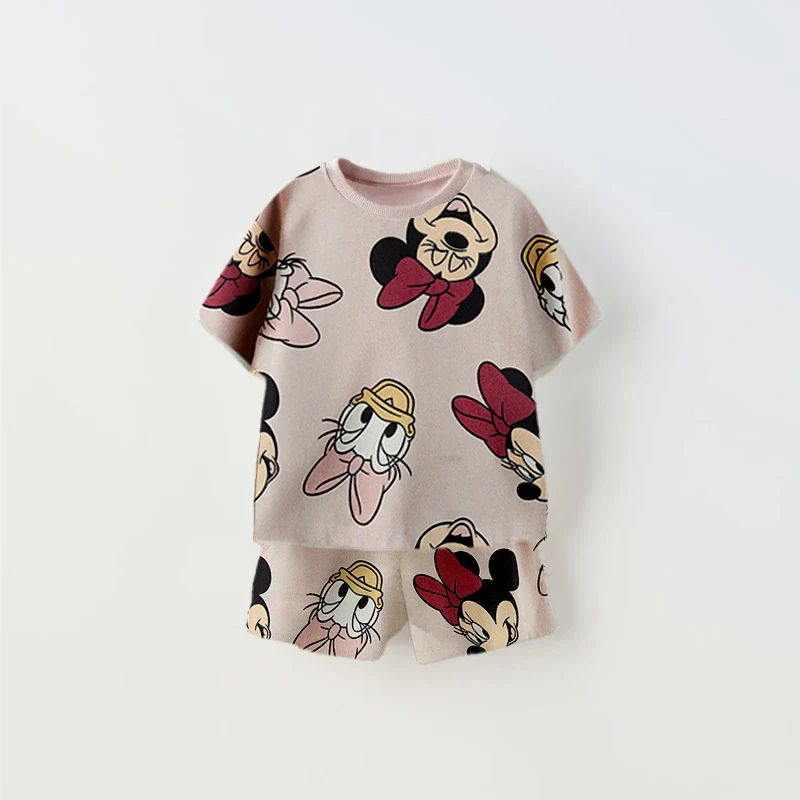 Donald Duck Cartoon Print T-Shirt & Shorts - Image 2