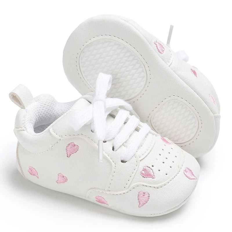 Baby Girl Soft Sole Crib Shoes - First Walker - Image 9