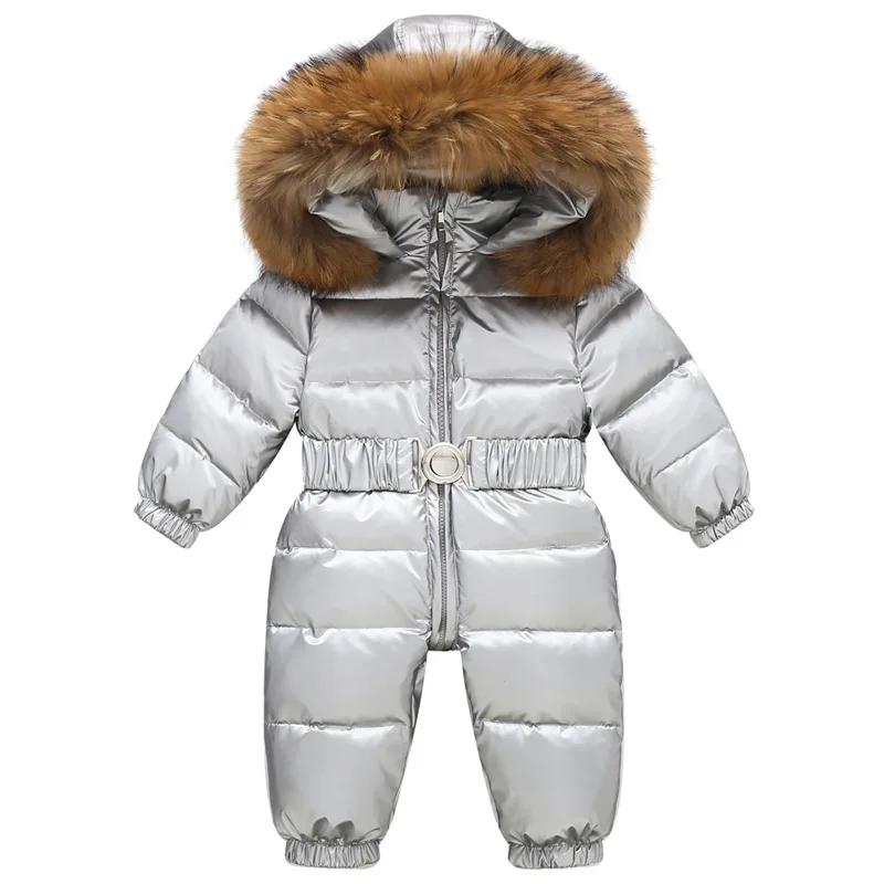 Kids Winter Waterproof Down Snowsuit - Image 5