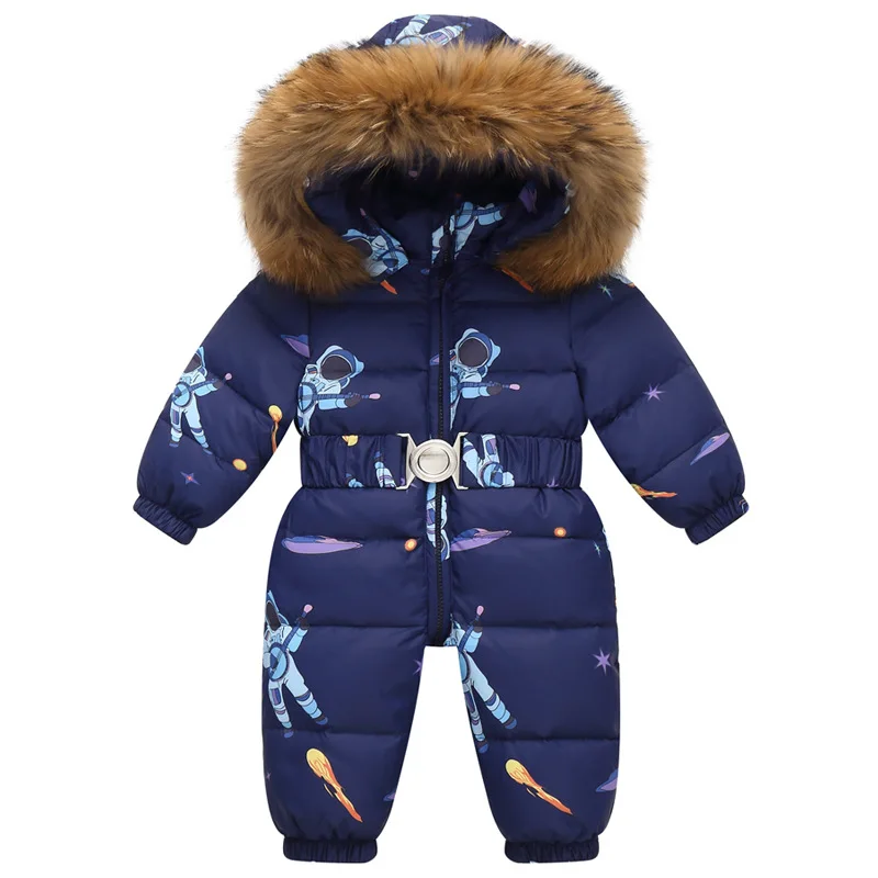 Kids Winter Waterproof Down Snowsuit - Image 6
