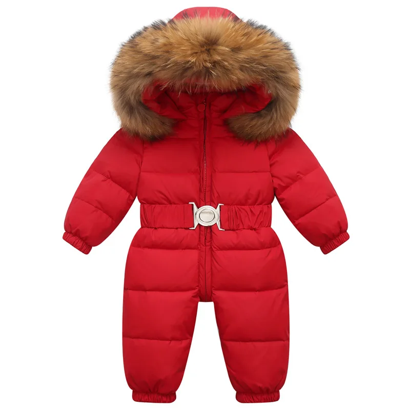 Kids Winter Waterproof Down Snowsuit - Image 9