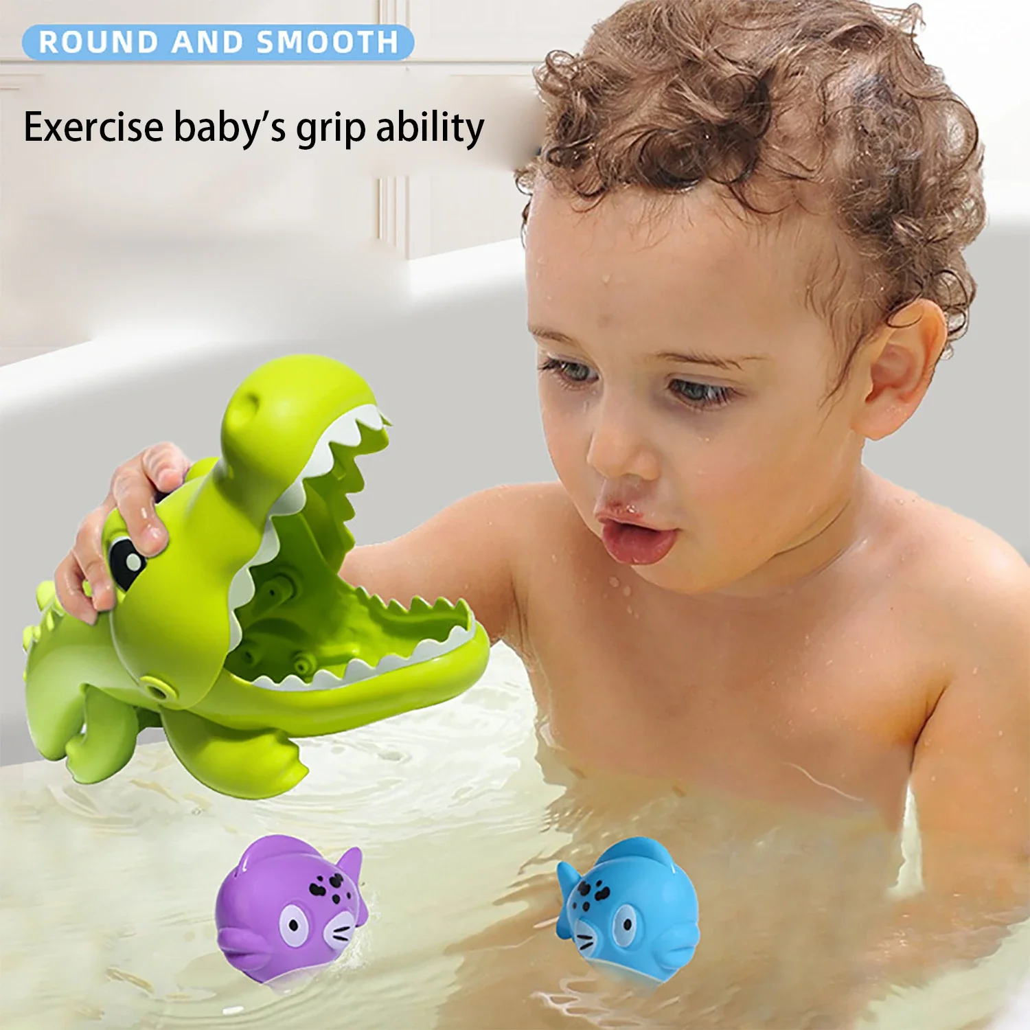 Kids Crocodile Bath Toy – Splashy Water Play Game - Image 4