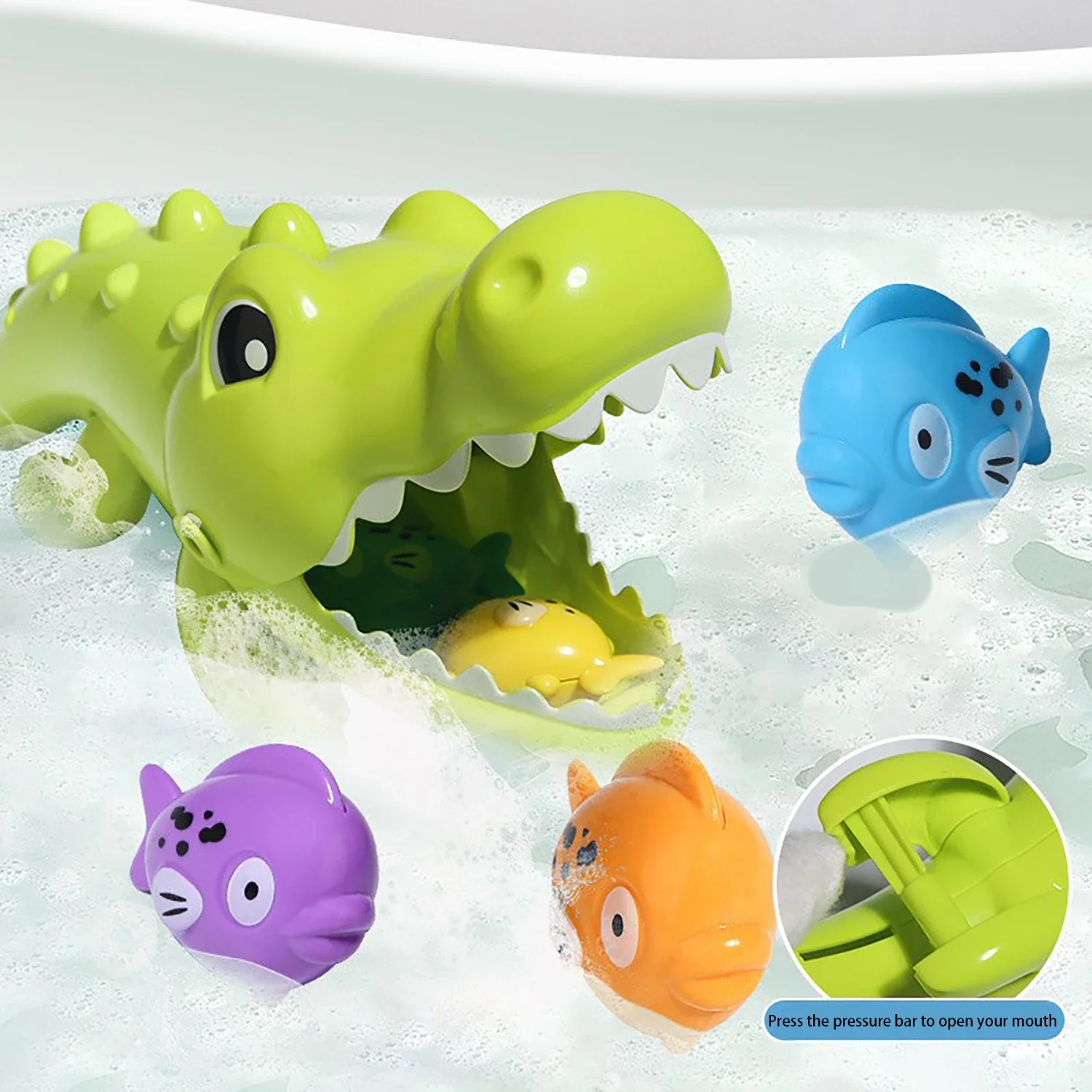 Kids Crocodile Bath Toy – Splashy Water Play Game - Image 5