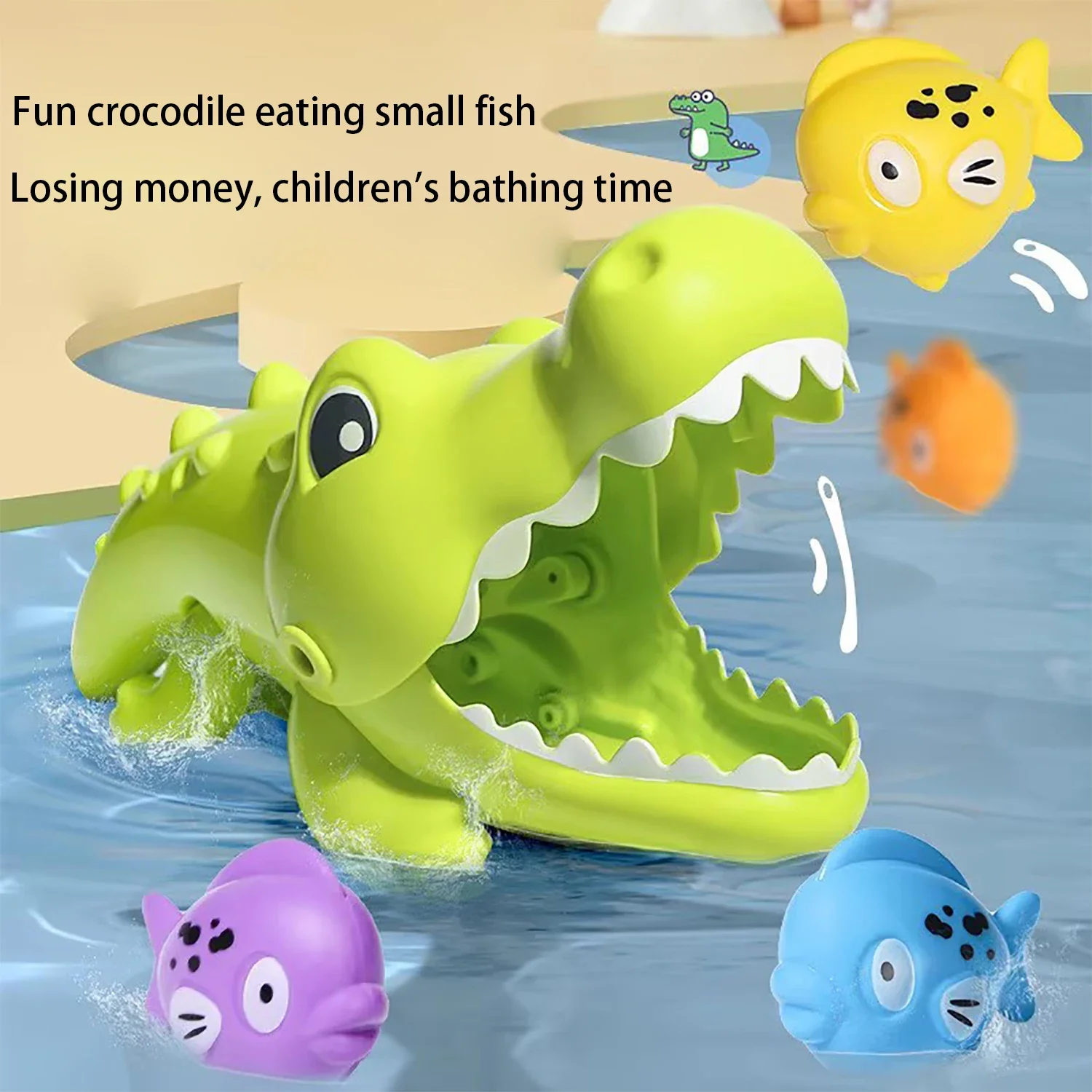 Kids Crocodile Bath Toy – Splashy Water Play Game - Image 6