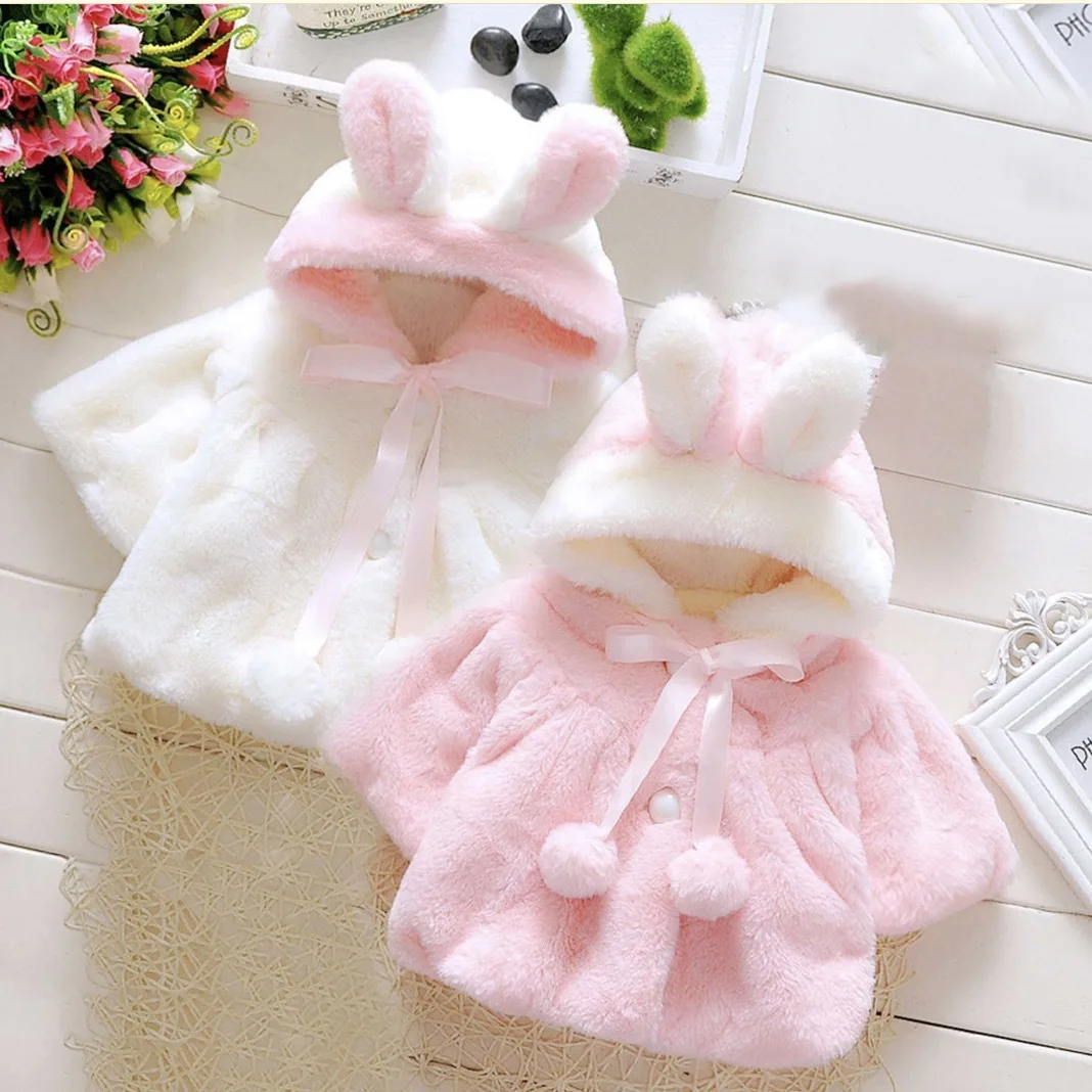 Children's Wool Cape & Ear Fleece Jacket