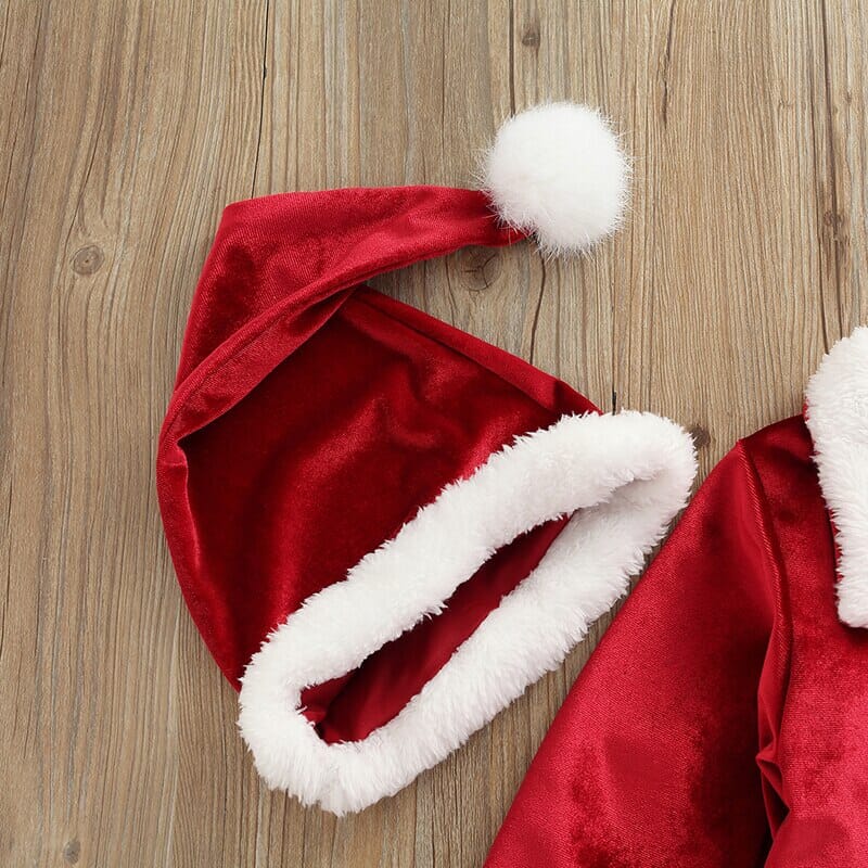 Christmas Kids Long Sleeve Cardigan Pants Hat - Image 6