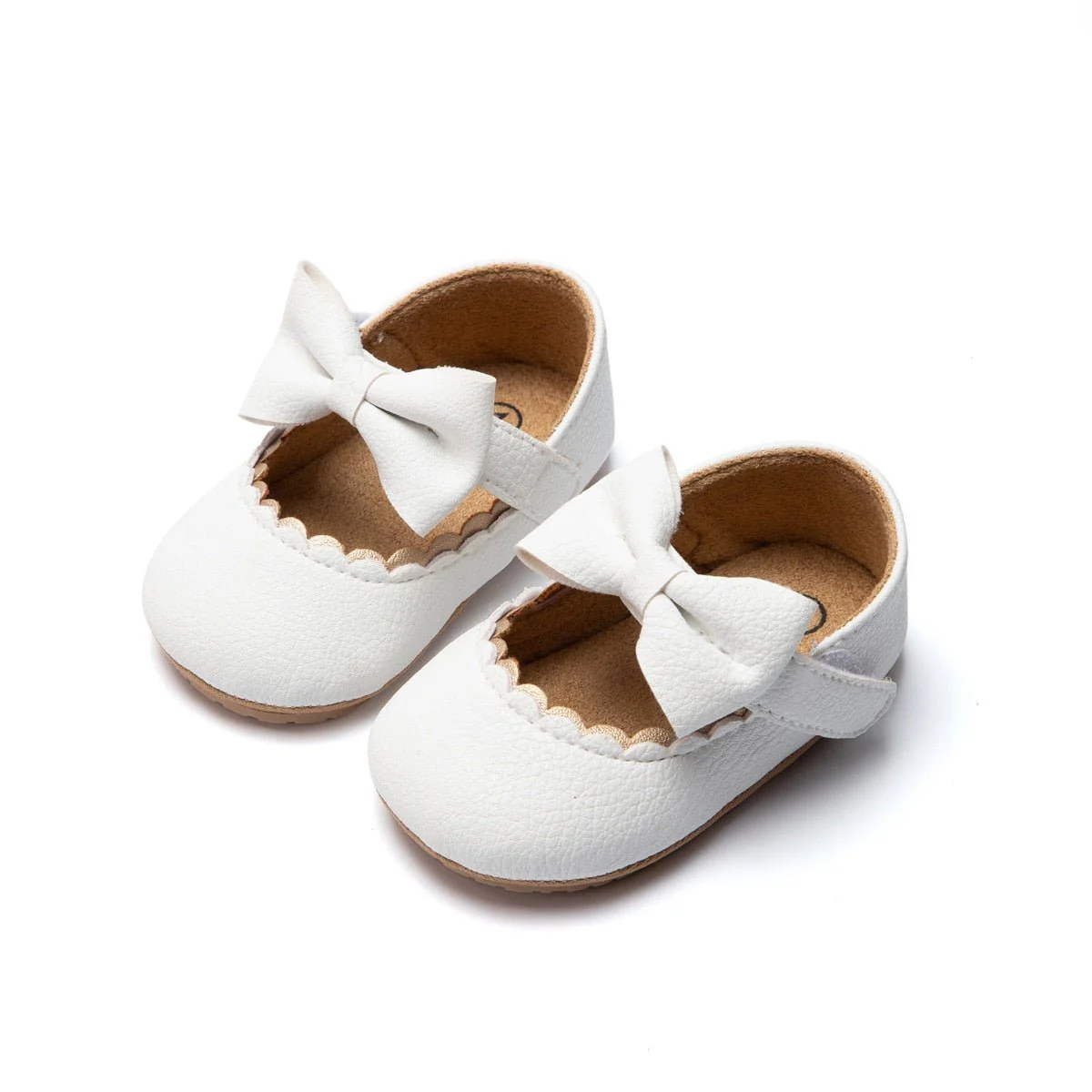 Classic Newborn Baby Girl Shoes - Image 5