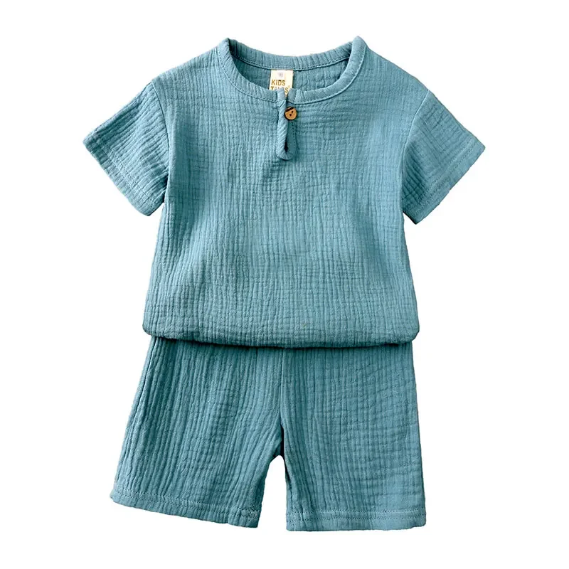 Kids Cotton Linen Set – Breathable Summer Outfit - Image 11