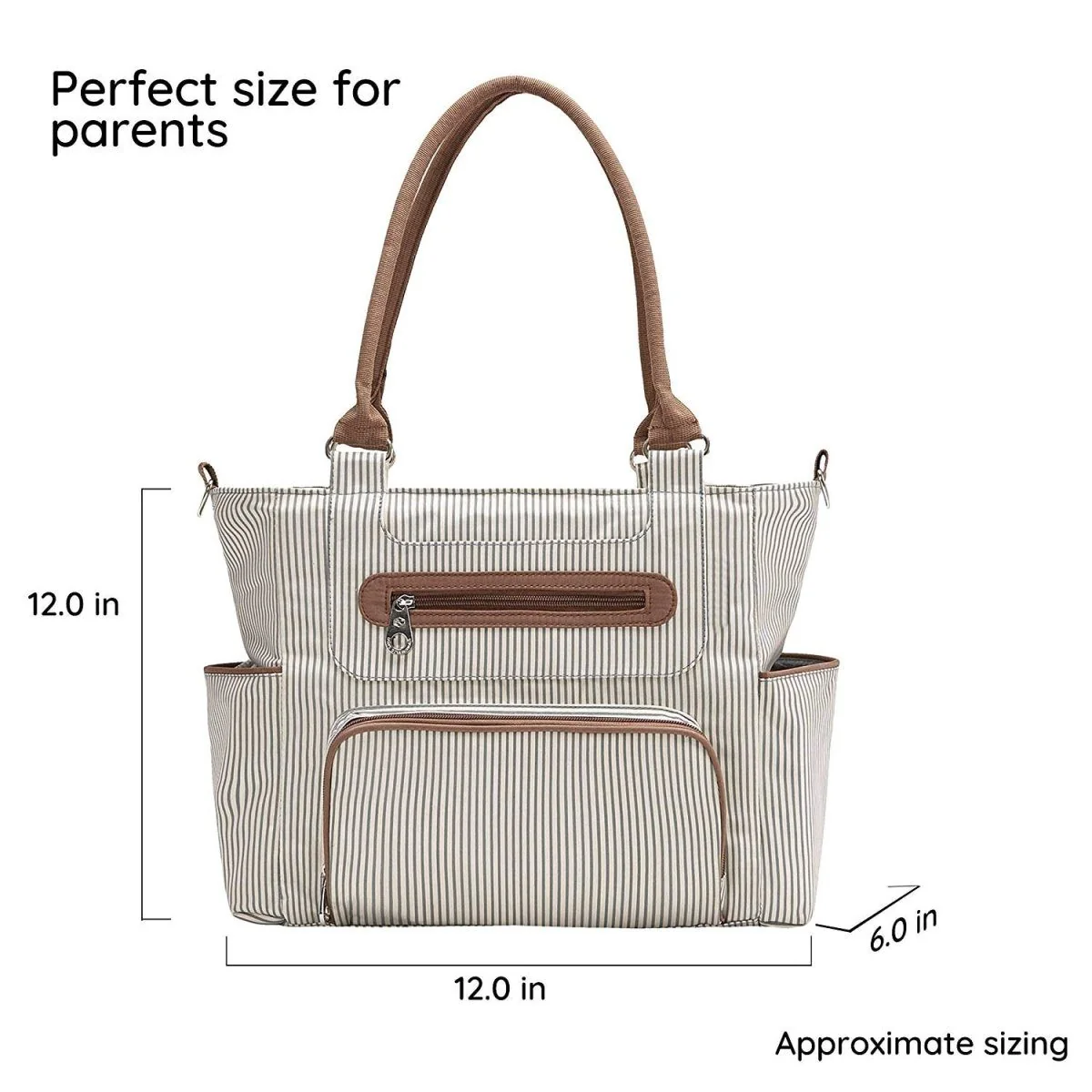 Deluxe Diaper Bag 7 Pieces Set - Image 3