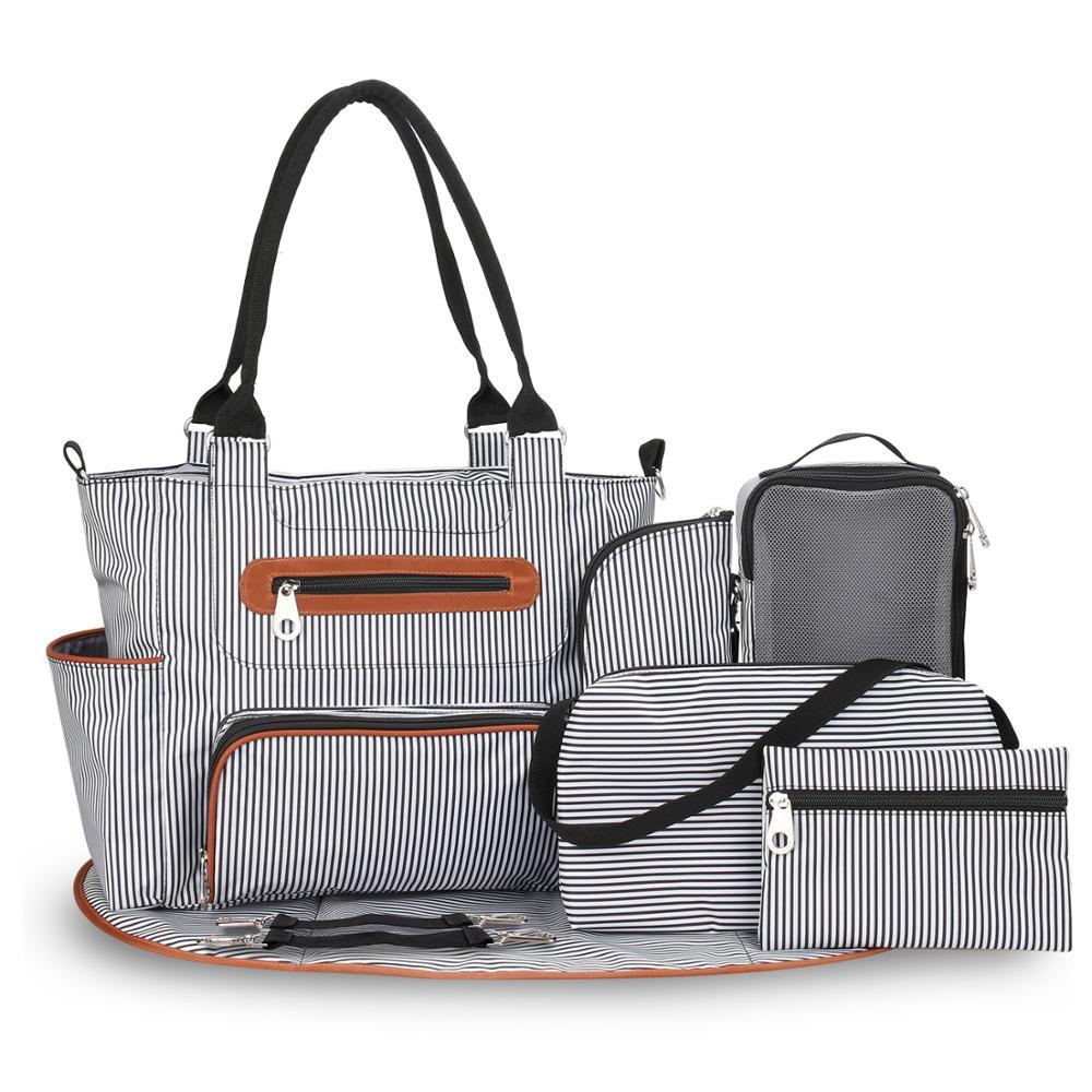 Deluxe Diaper Bag 7 Pieces Set - Image 7