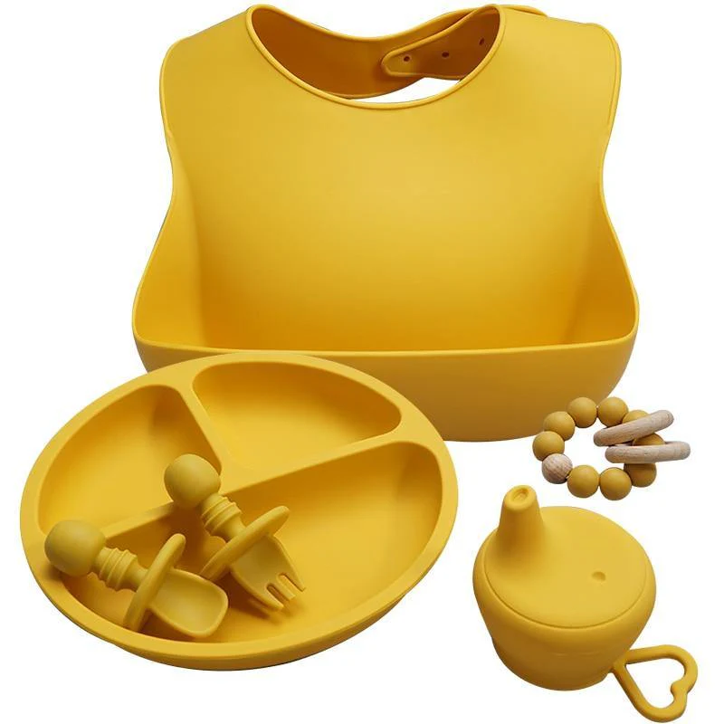 Deluxe Silicone Baby Feeding Set - Image 3