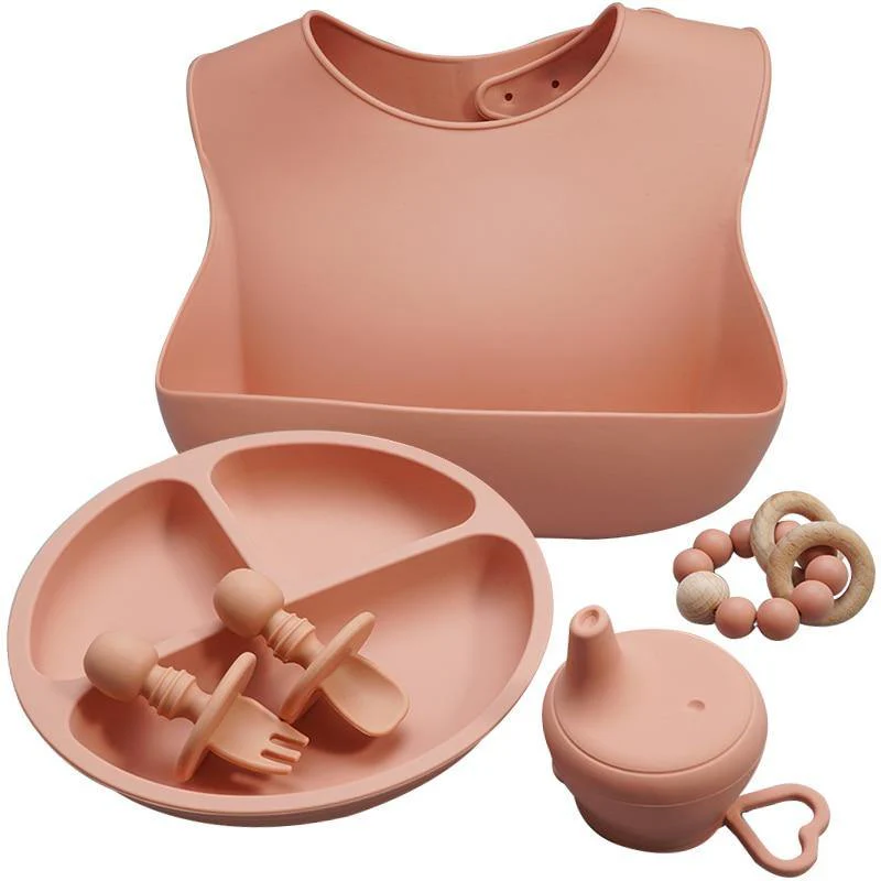 Deluxe Silicone Baby Feeding Set - Image 4