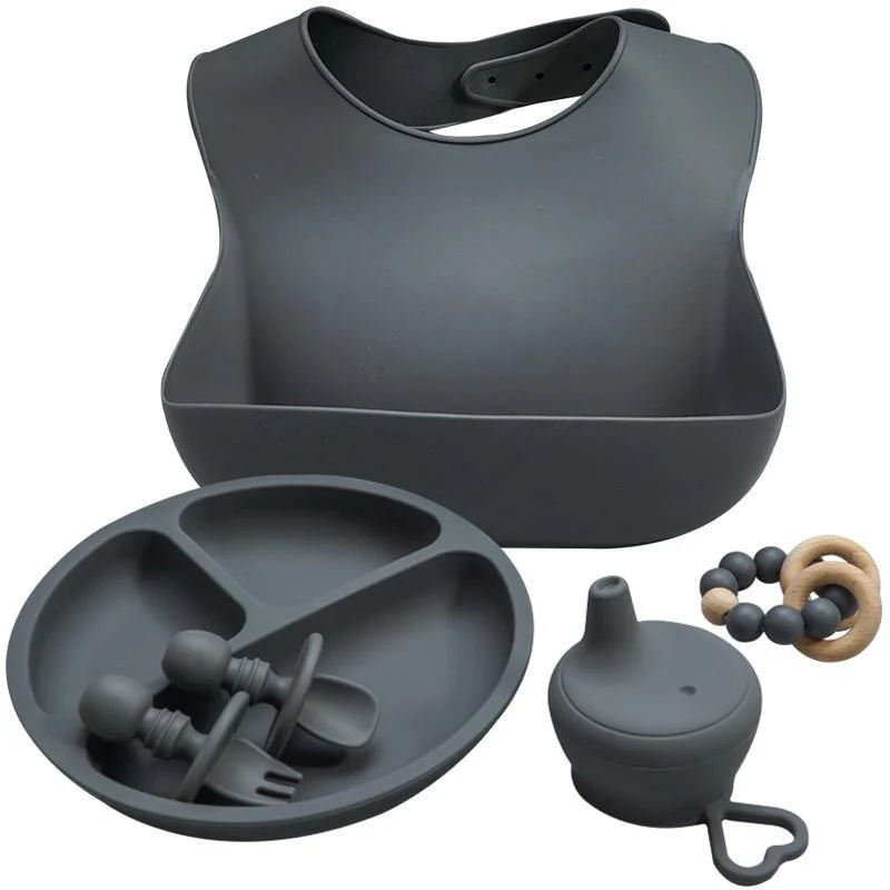 Deluxe Silicone Baby Feeding Set - Image 5