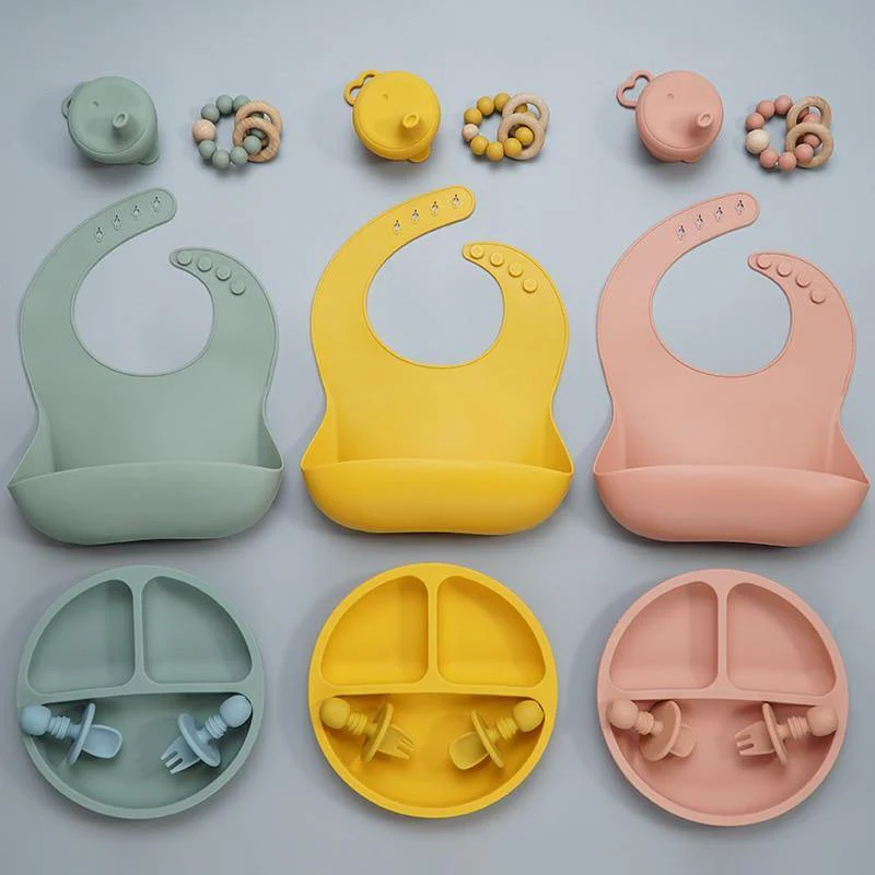 Deluxe Silicone Baby Feeding Set - Image 6