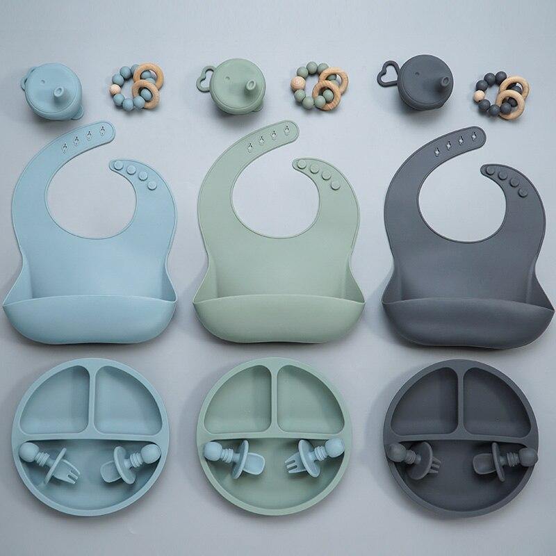 Deluxe Silicone Baby Feeding Set - Image 7