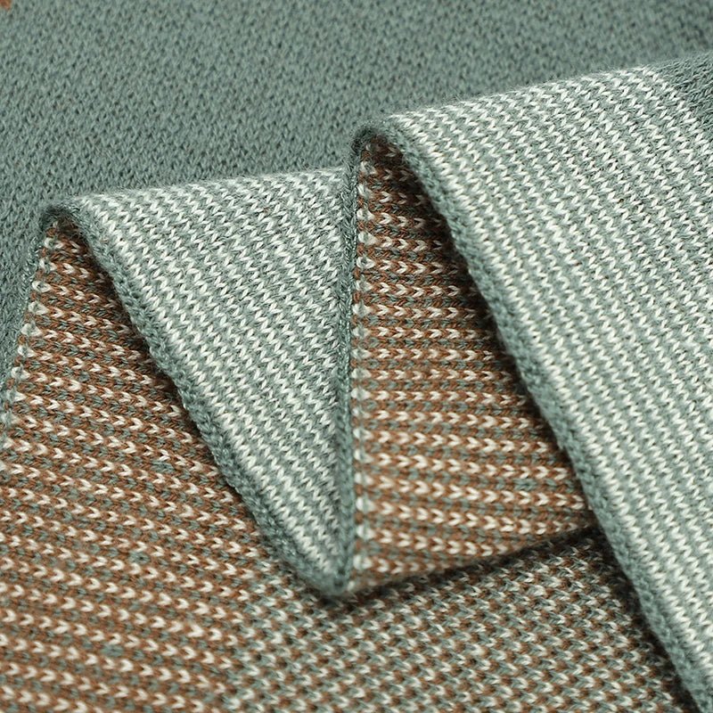 Dino Cotton Baby Blanket – Knitted Newborn Swaddle - Image 5