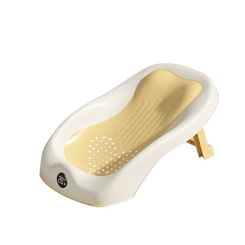 Folding Baby Bath Tub – Non-Slip Newborn Shower Support - Image 8