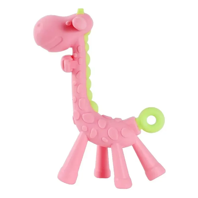 Silicone Giraffe Teether – Soothe Baby's Sore Gums - Image 9