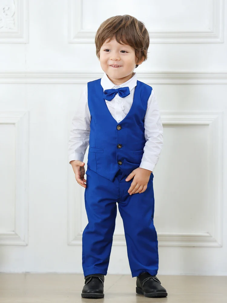 Baby Boy Gentleman Suit – Smart Birthday Outfit - Image 2
