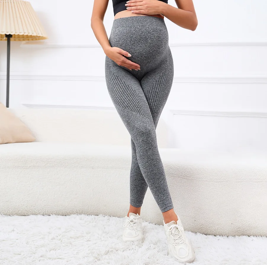 High Waist Maternity Leggings – Belly Support All Day - Image 4