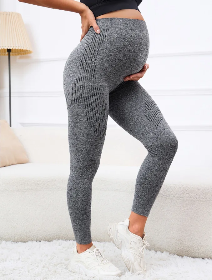 High Waist Maternity Leggings – Belly Support All Day - Image 9