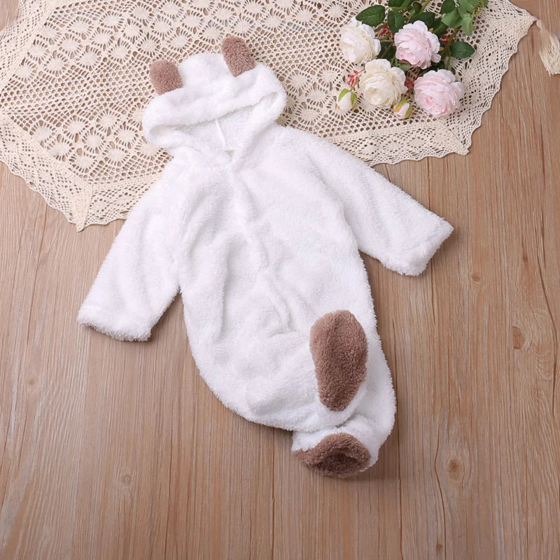 Cartoon Bear Romper – Cozy Autumn Playsuit - Image 10