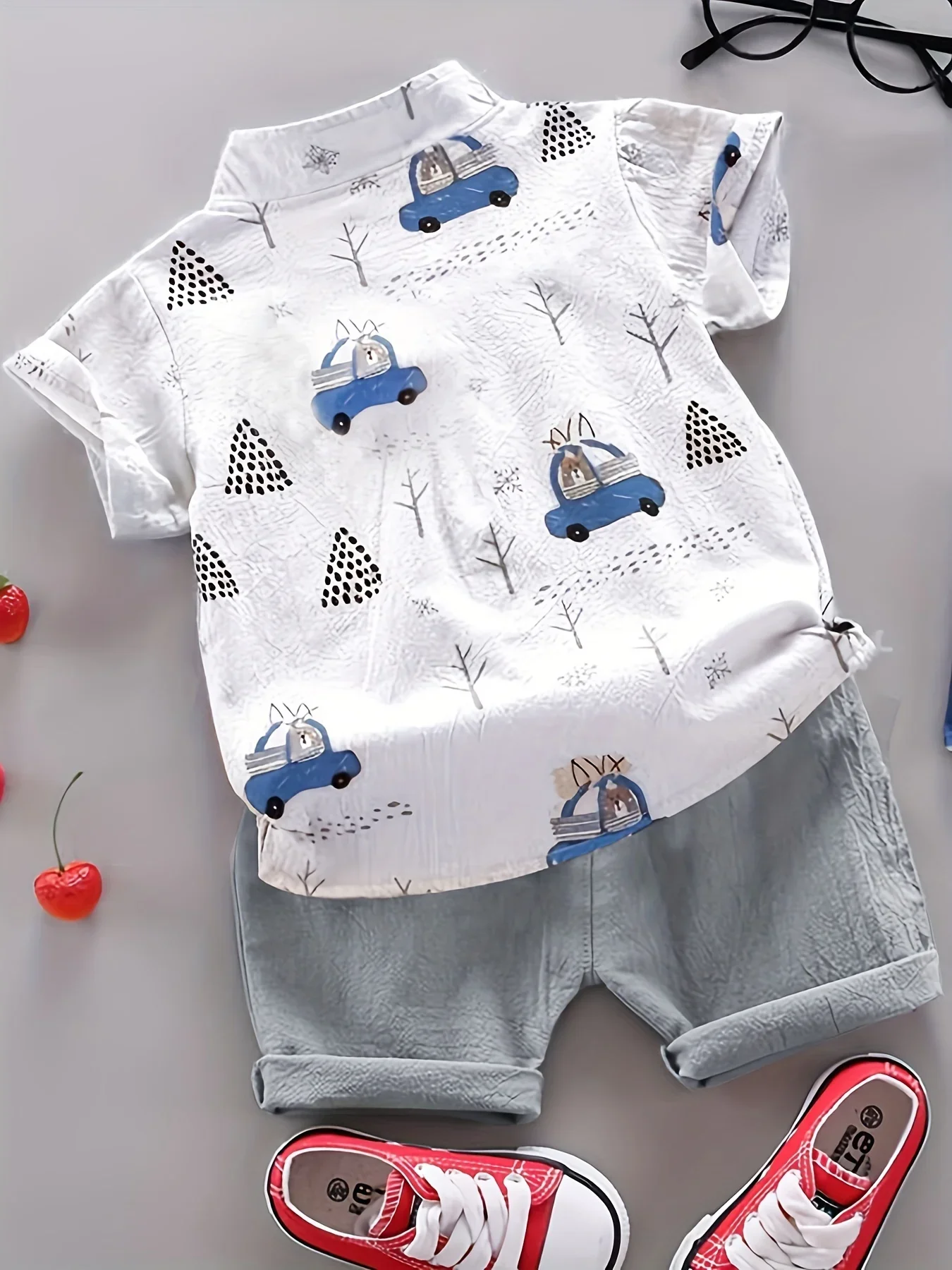Infant & Toddler Summer Bear Print 2-Piece Set - Image 2
