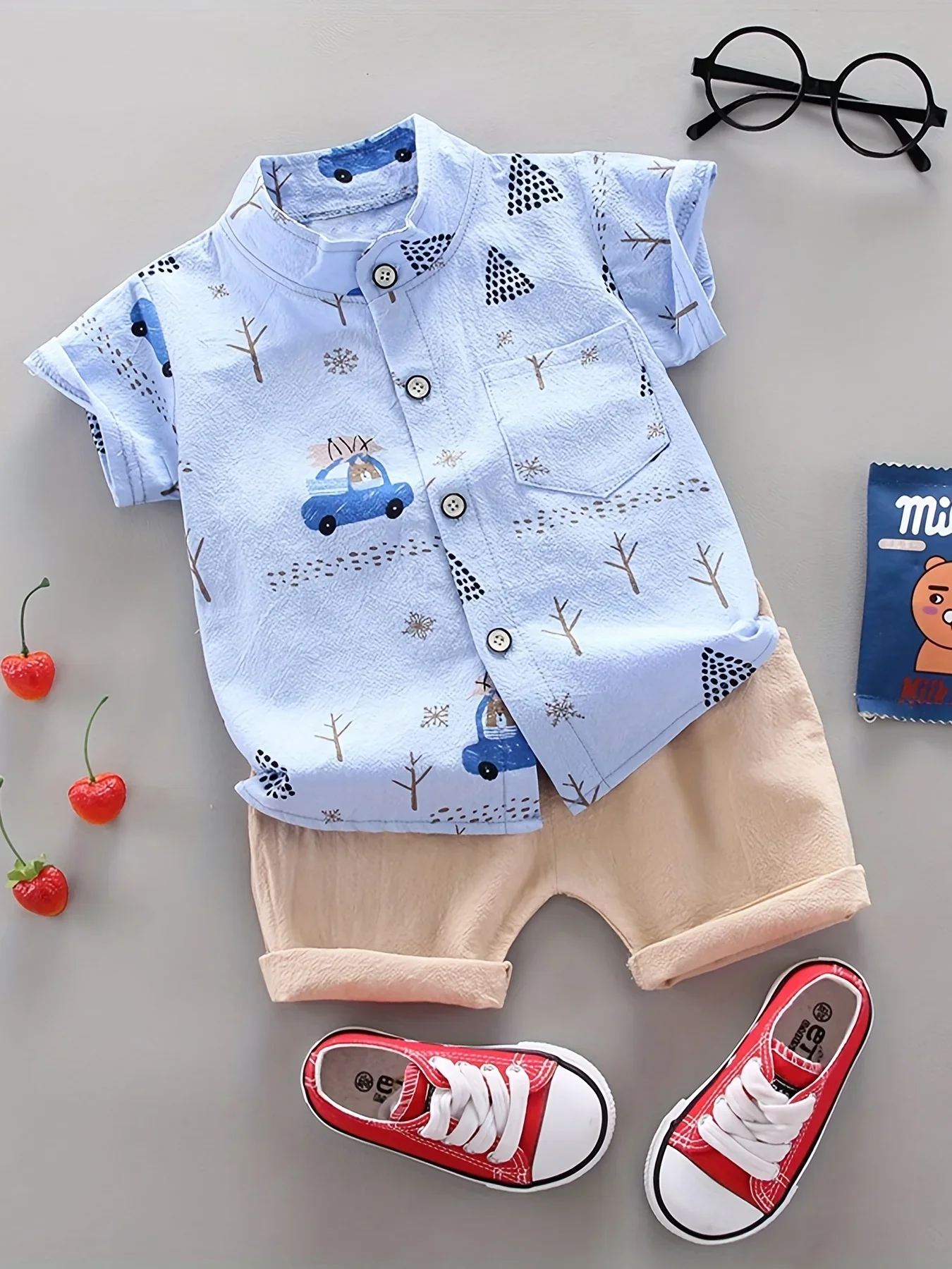 Infant & Toddler Summer Bear Print 2-Piece Set - Image 7