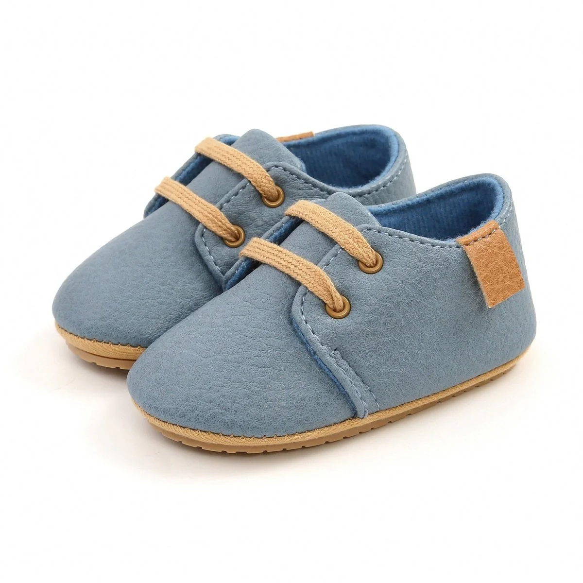 Infant Multicolor Retro Leather Shoes - Image 4