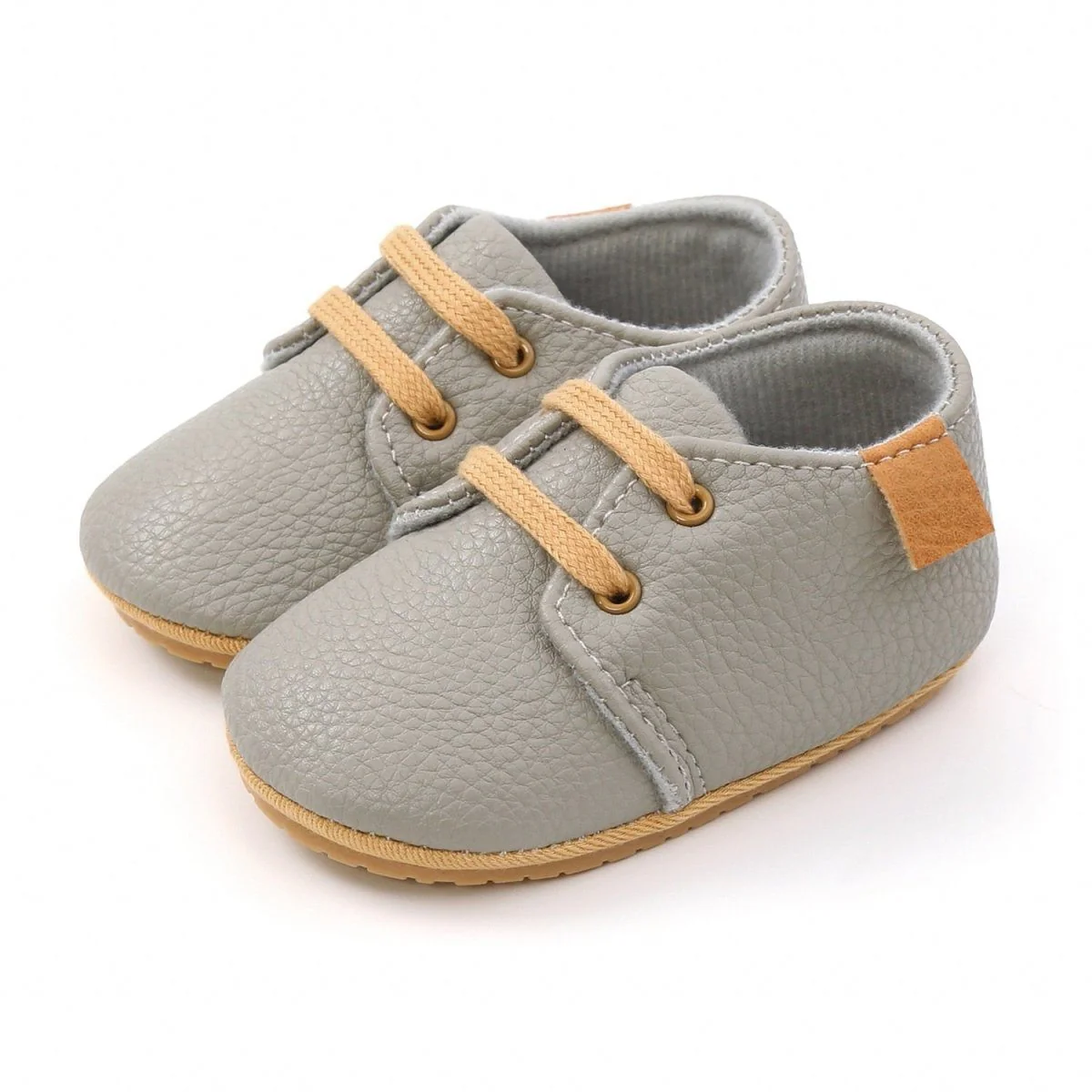 Infant Multicolor Retro Leather Shoes - Image 5