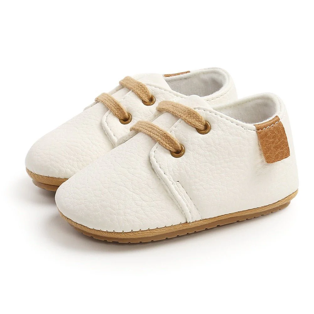 Infant Multicolor Retro Leather Shoes - Image 9