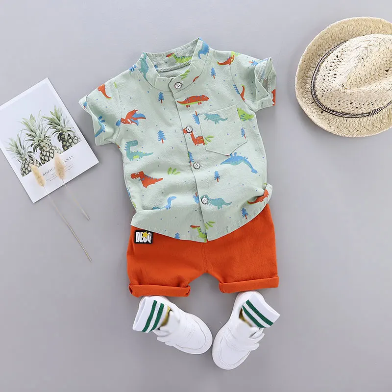 Infant & Toddler Cartoon Dinosaur 2-Piece Set - Image 5