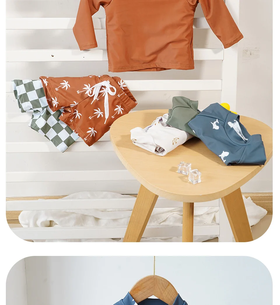 Baby Boys 2-Piece Swimsuit – Cool Print Set - Image 14