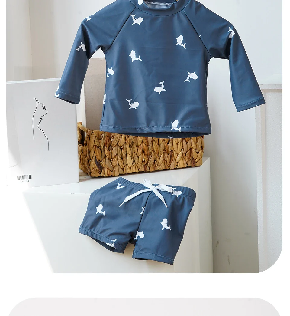 Baby Boys 2-Piece Swimsuit – Cool Print Set - Image 15
