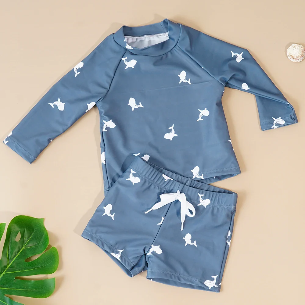 Baby Boys 2-Piece Swimsuit – Cool Print Set - Image 18