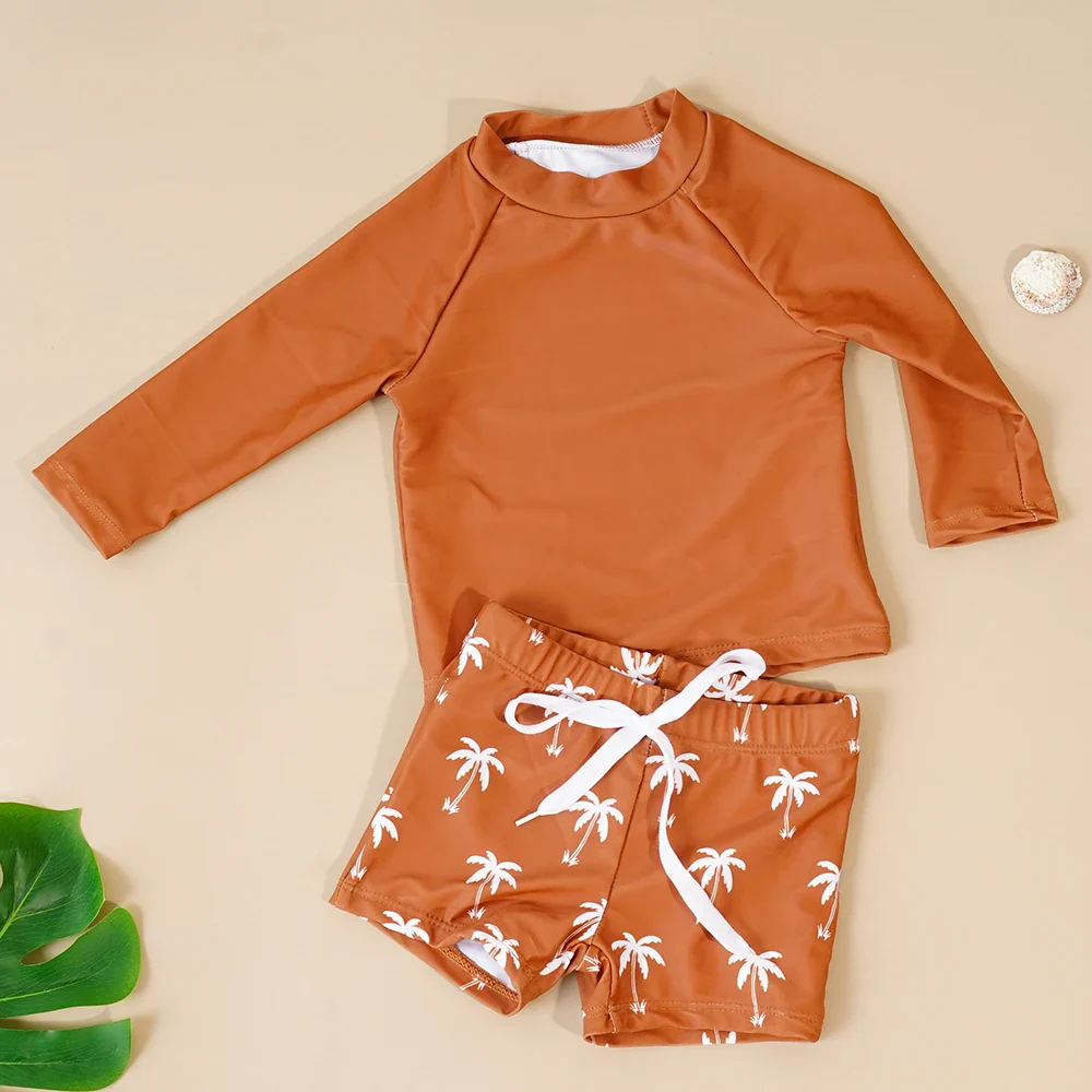 Baby Boys 2-Piece Swimsuit – Cool Print Set - Image 19
