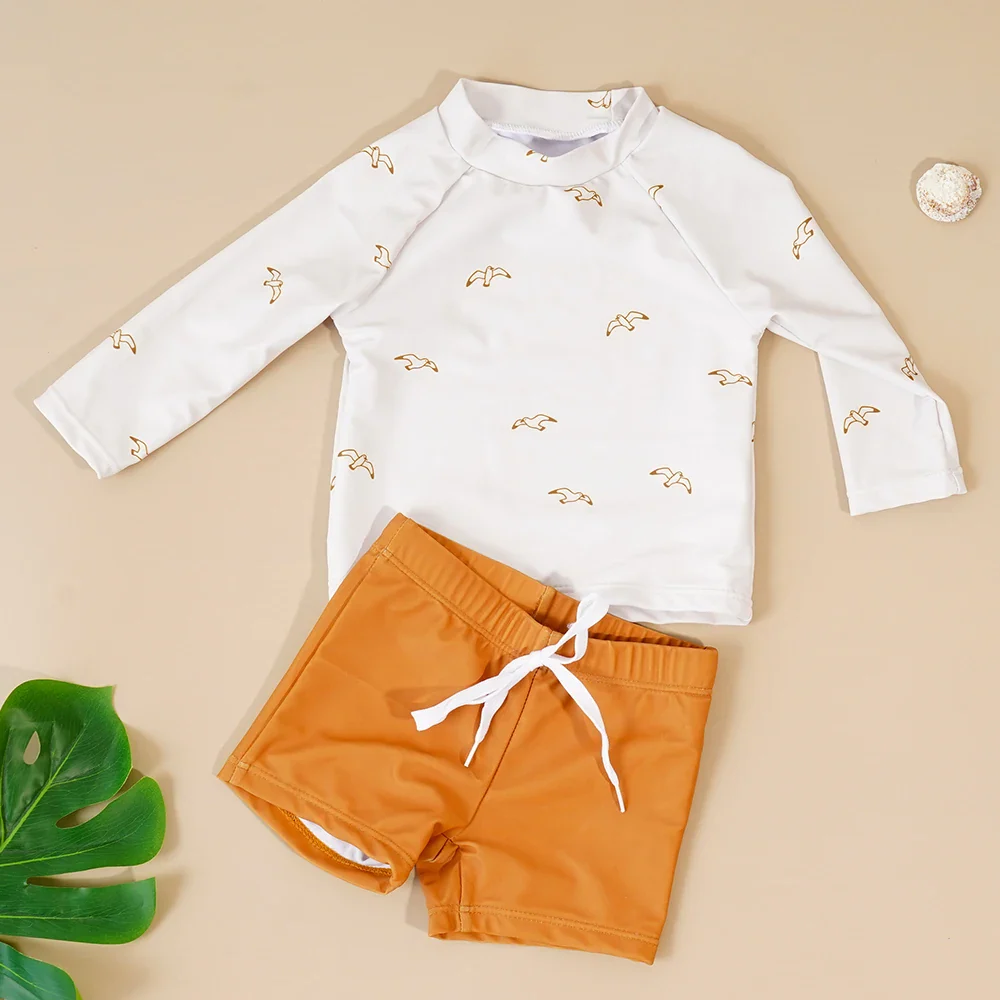 Baby Boys 2-Piece Swimsuit – Cool Print Set - Image 20