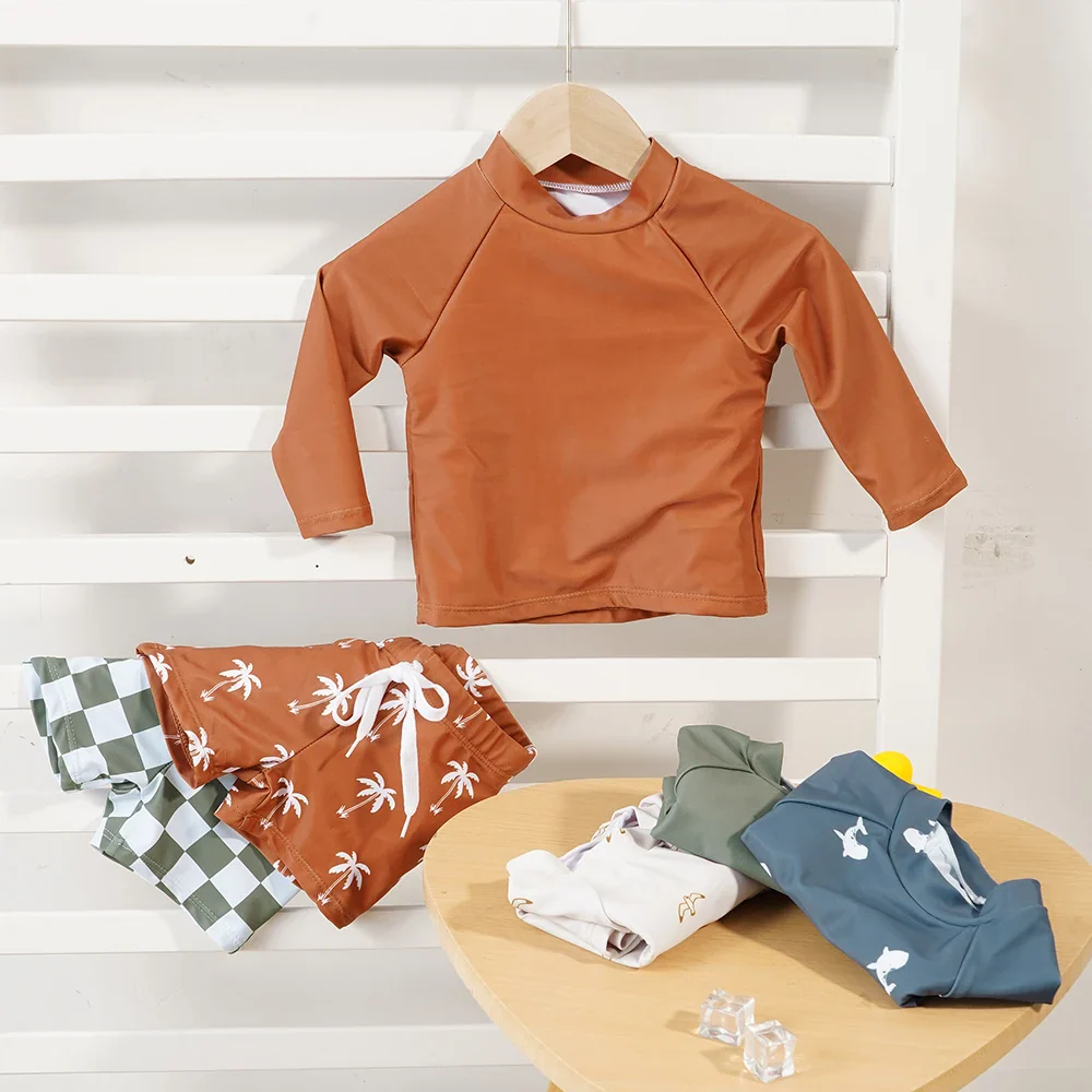 Baby Boys 2-Piece Swimsuit – Cool Print Set - Image 6