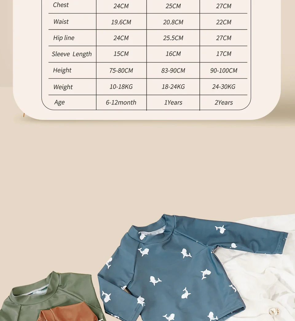 Baby Boys 2-Piece Swimsuit – Cool Print Set - Image 9