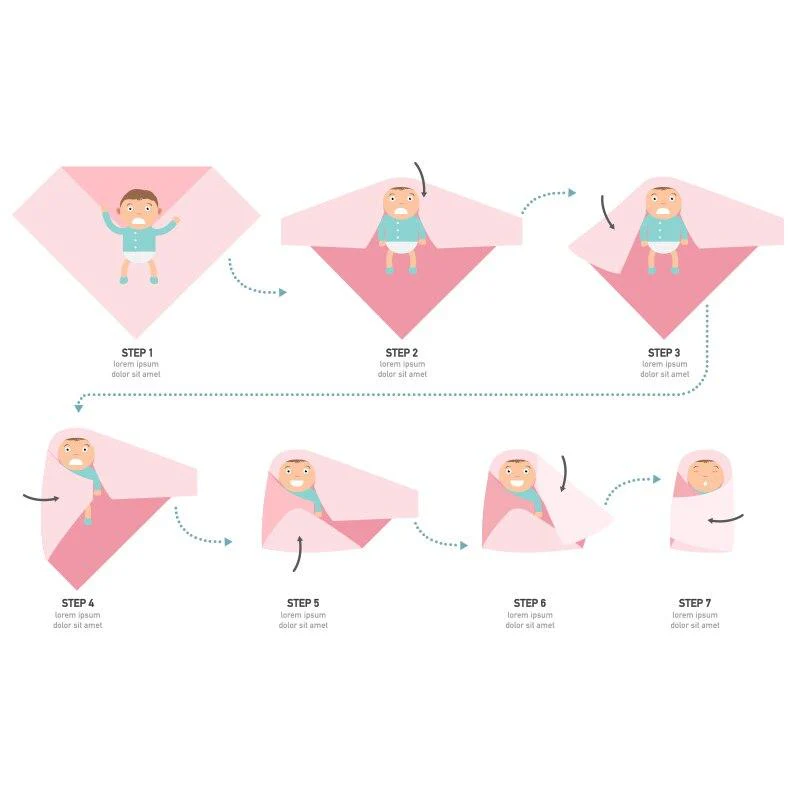 Kangobaby Soft Cotton Baby Swaddle - Image 9