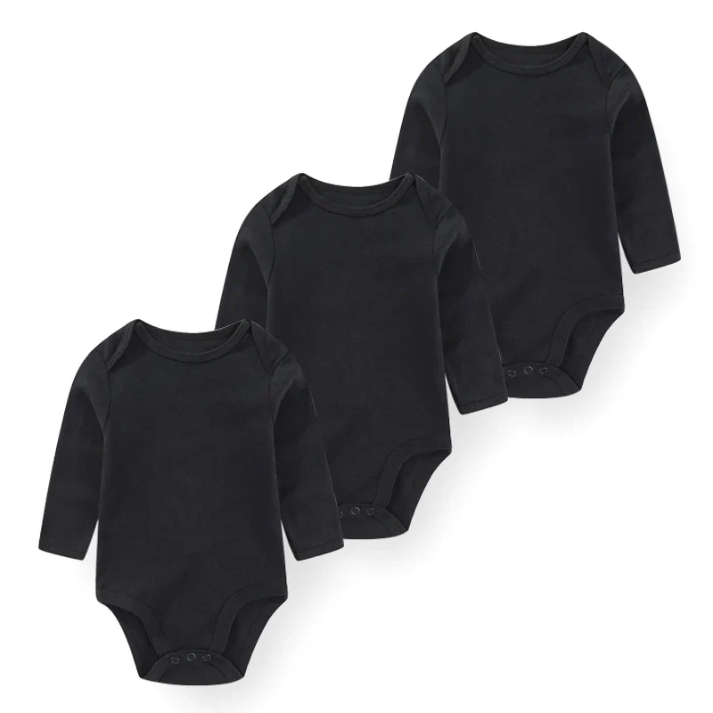 Newborn Cotton Bodysuit 3-Pack – Soft Everyday Onesies - Image 17