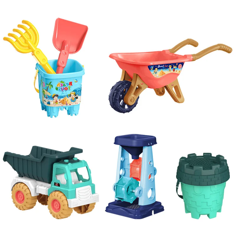Kids Beach Sand Play Set – Bucket Shovel Kit - Image 3