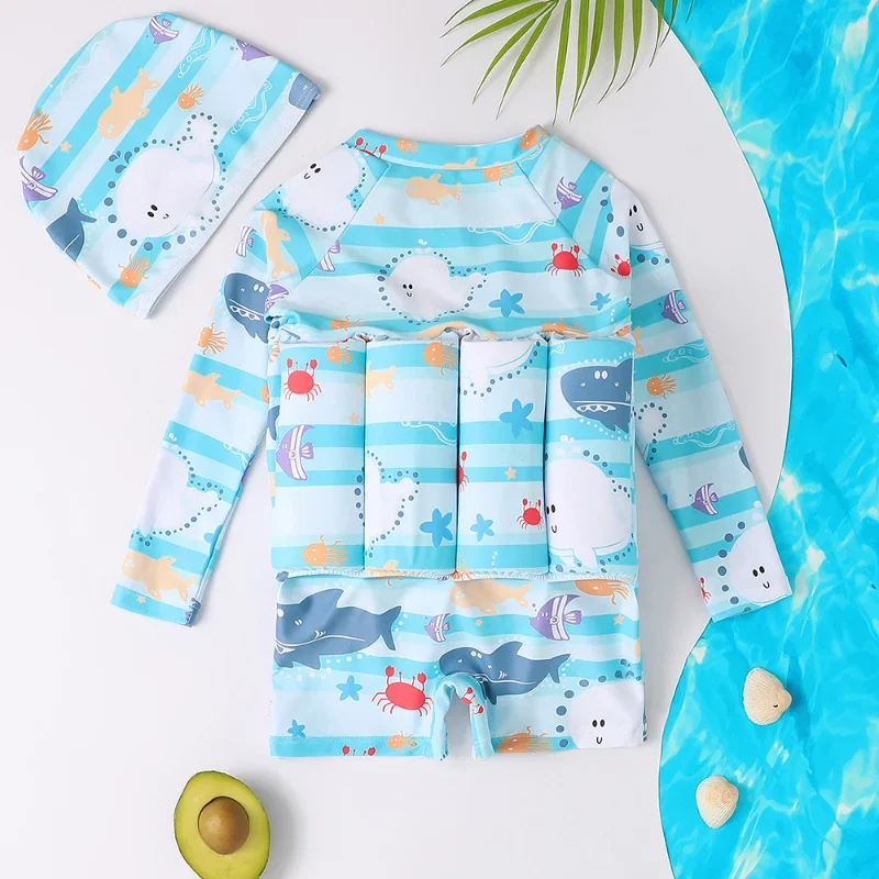 Kids Buoyancy Swimsuit – Safe Cartoon Float Swimwear - Image 11
