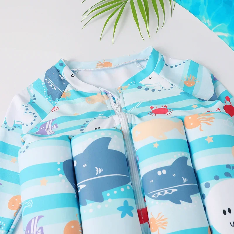 Kids Buoyancy Swimsuit – Safe Cartoon Float Swimwear - Image 12