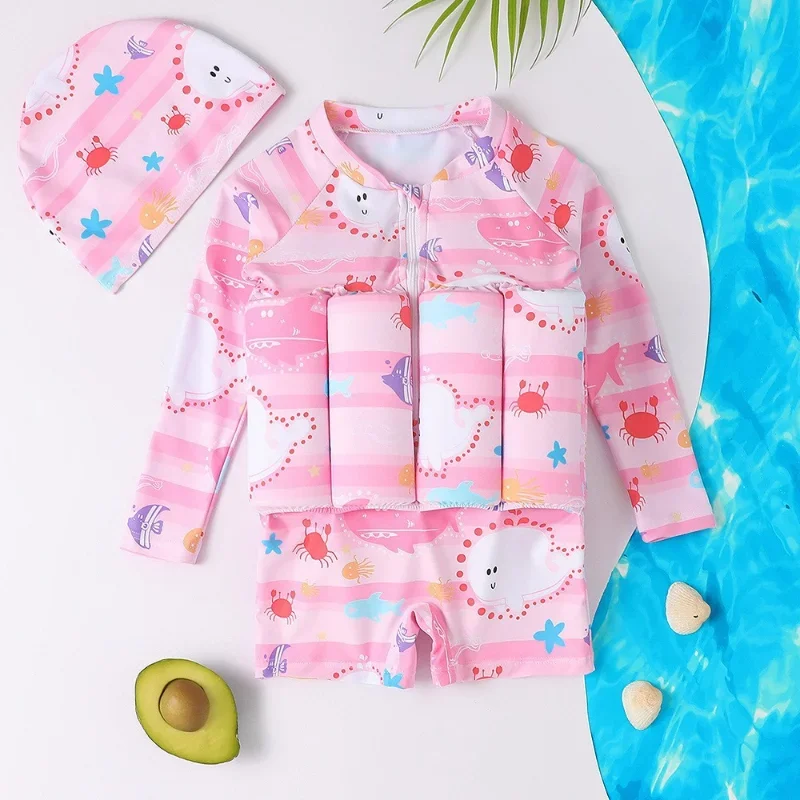 Kids Buoyancy Swimsuit – Safe Cartoon Float Swimwear - Image 13