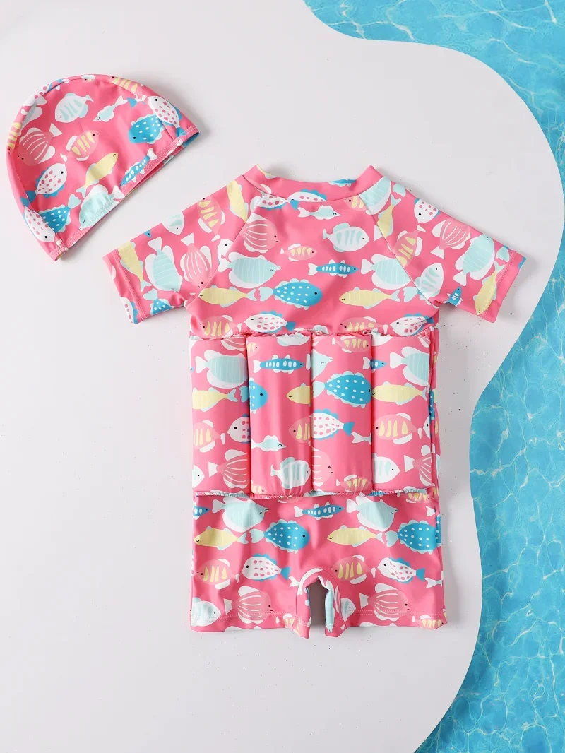 Kids Buoyancy Swimsuit – Safe Cartoon Float Swimwear - Image 22