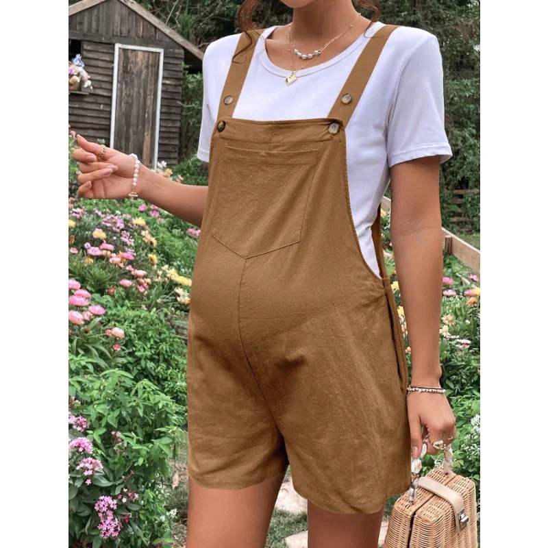 Maternity Jumpsuit Romper – Comfortable Pregnancy Style - Image 2
