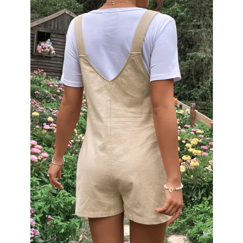 Maternity Jumpsuit Romper – Comfortable Pregnancy Style - Image 4